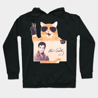 The King of Rock Retro Cat Hoodie